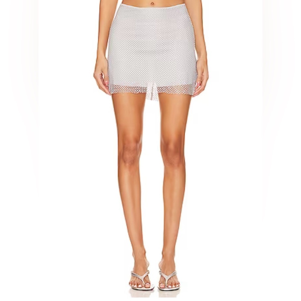 NWT! WeWoreWhat Crystal Mini Skirt